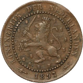 Netherlands Cent,  1897 photo