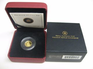Canada 2010 Royal Canadian Mounted Police 50 Cent 1/25 Ounce 999 Gold Proof Coin photo