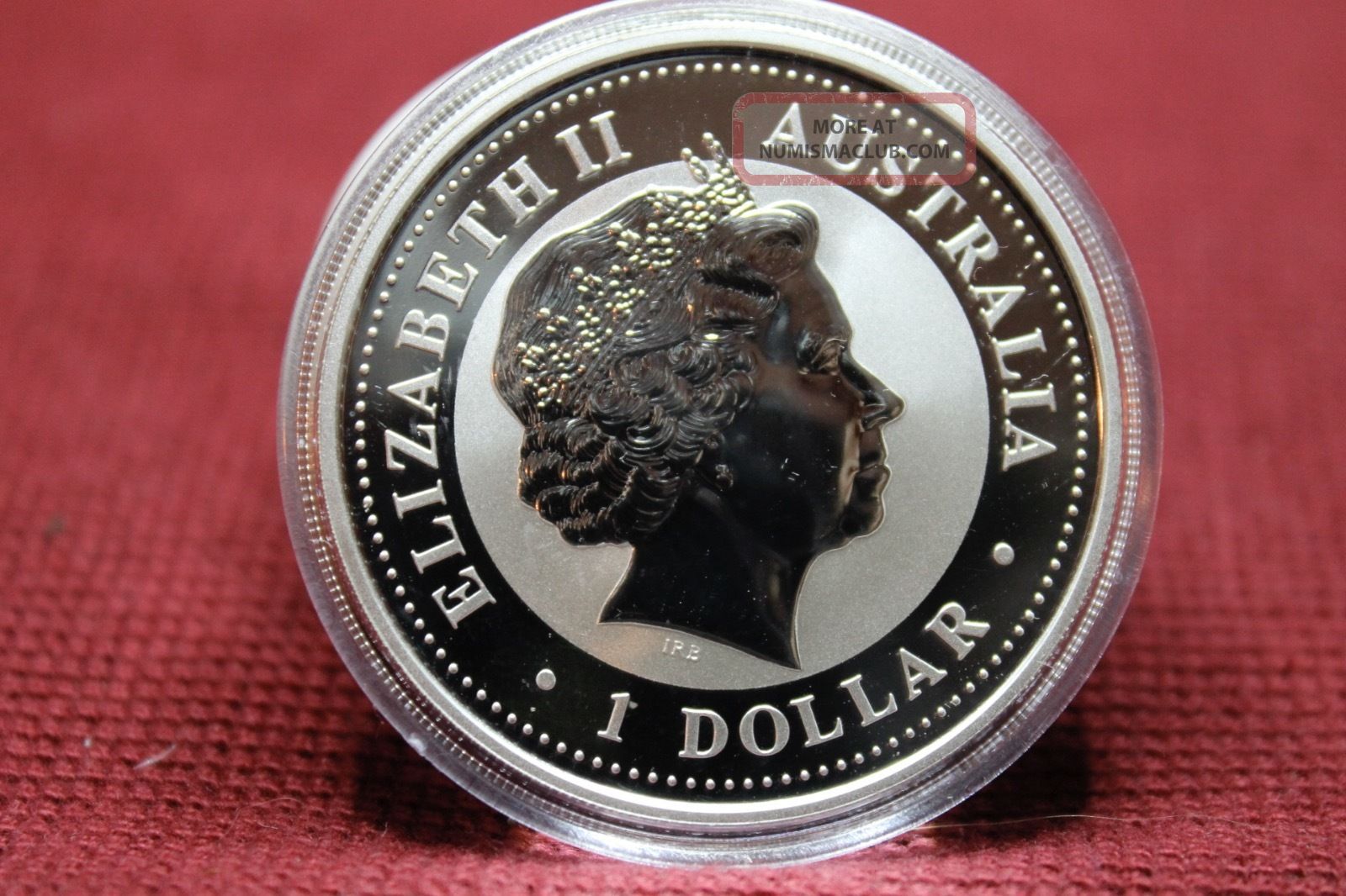 2002 Australian Year Of The Horse 1 Oz. Silver Coin