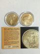 $20 1933 Saint Gaudens 24k Gold Coin Clad Tribute Proof W/ & Box Exonumia photo 2