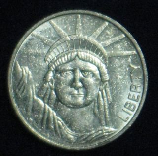 Statue Of Liberty Souvenir Token Nickel 1 