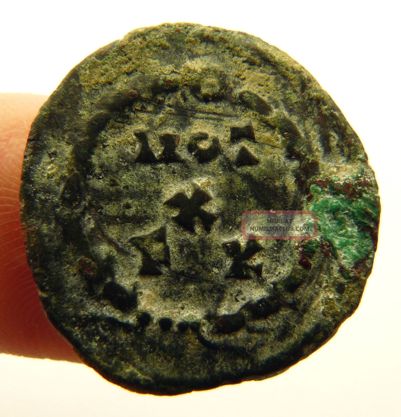 Ancient Roman Bronze Coin Roman Imperial Empire Old Antique