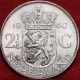 1960 Netherlands 2 1/2 Gulden Silver Foreign Coin S/h Europe photo 1