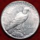 Uncirculated 1926 - S San Francisco Silver Peace Dollar S/h Dollars photo 1