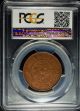 ✪1909 China Empire Kwangtung 10 Cash Pcgs Ms - 62 Rb Red Brn ✪ Red Luster 2 Asia photo 4