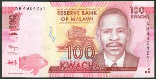 Malawi - 100 Kwacha 2012 Uncirculated - P photo