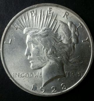 1923 $1 Peace Silver Dollar photo