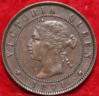 1871 Prince Edward Island 1 Cent Foreign Coin S/h photo