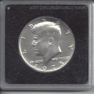 1975 Kennedy Bicentennial 50c 1976 Half Dollar,  Daniel Carr - 40 Silver photo