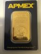 Apmex 1oz 24k Gold Bar In Tep Case Gold photo 1