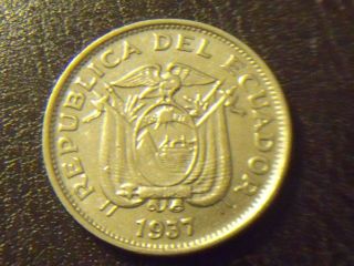 Ecuador 20 Centavos,  1937 - Coin - photo
