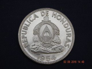1954 Honduras 10 Centavos - Gem Bu - Proof - Like Coin - photo
