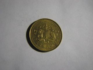 1989 Barbados - 5 Cents Circulated Coin photo