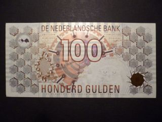 Netherlands 100 Guilder 1992 Perfect Unc Collectible photo