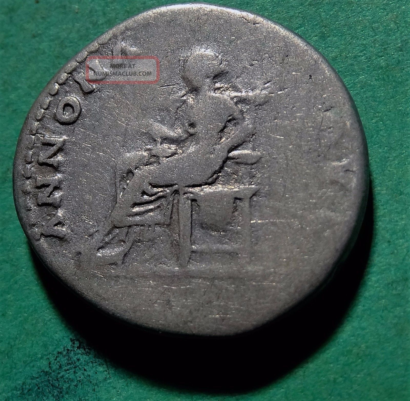 Tater Roman Imperial Silver Denarius Of Titus Annona