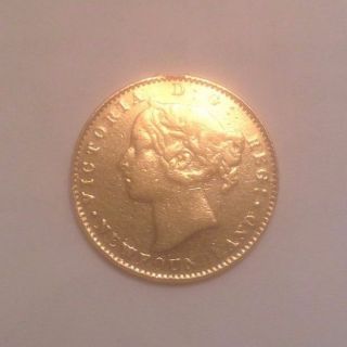 1865 Newfoundland Canada Gold 2 Dollar Coin - Only 10,  000 Minted photo