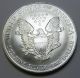 1994 1 Oz.  American Silver Eagle Bu (brilliant Uncirculated) 99.  9 Pure Silver Coins photo 2