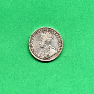 1919 Canadian 25 Cent Quarter Canada Twenty Five Cents Silver photo