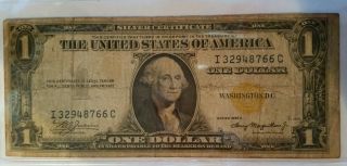 1935a North African Gold Certificate $1 Bill photo