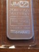 1troy Oz Johnson Matthey.  999 Fine Silver Bar With Serial A649684 Silver photo 2