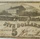 1863 $5 Dollar Confederate States Currency Csa Civil War Note Paper Money: US photo 2