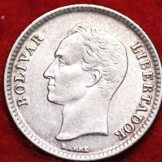 1954 Venezuela 25 Centimos Foreign Coin S/h photo