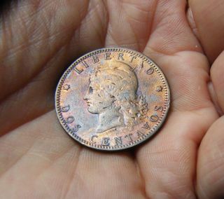 Argentina Coin 2 Centavos 1889 photo