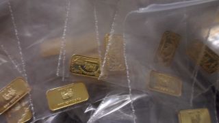 1 Gram Animal Series 24kt Gold Plated 1 Gram.  999 Fine Silver Bullion Ingot Bar photo