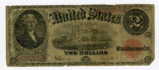 1917 Fr.  60 $2 United States Legal Tender Note photo