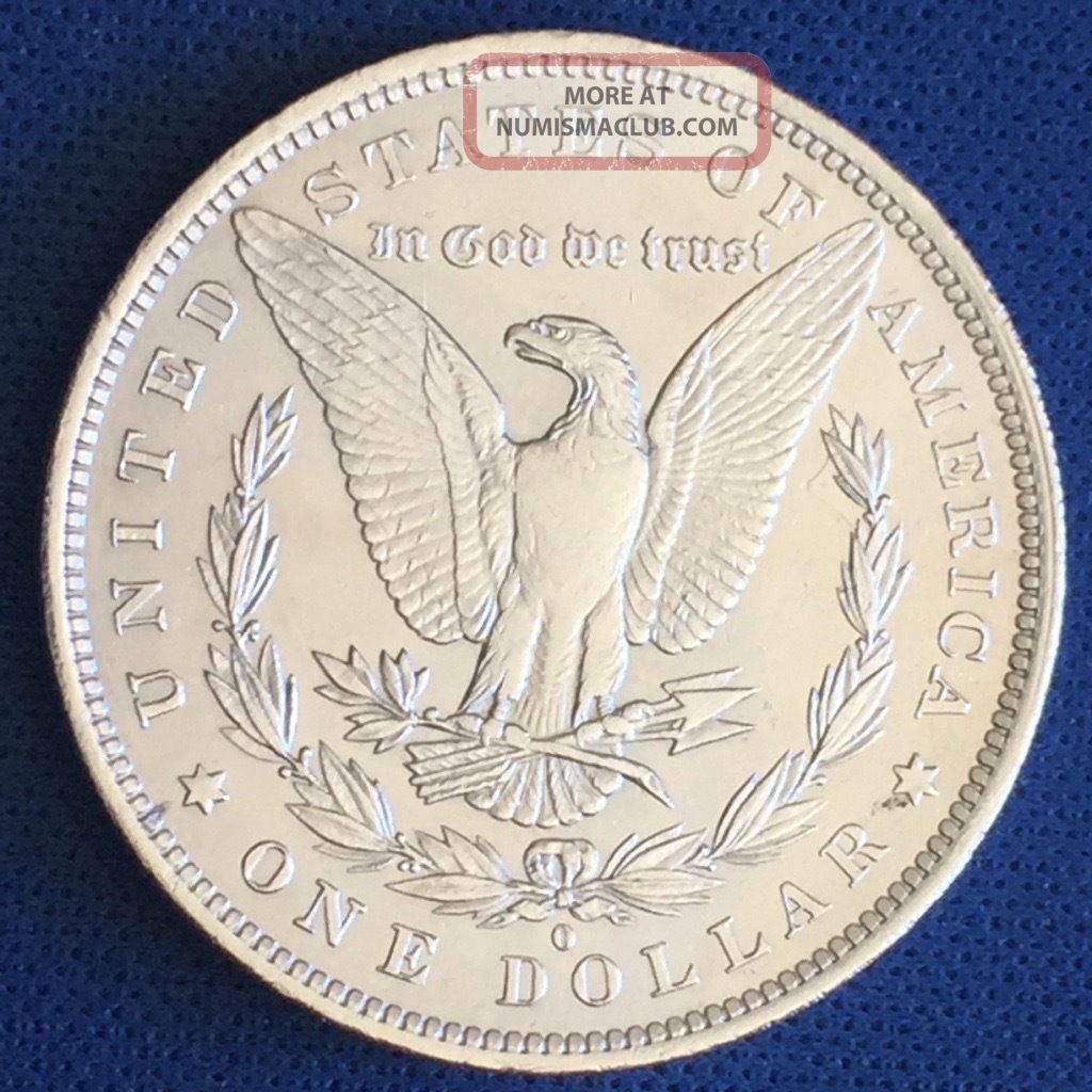 1884 - O Morgan Silver Dollar $1 Coin J109