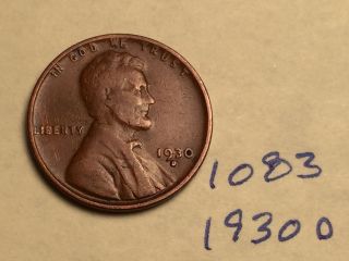 1930 - D 1c Bn Lincoln Cent (1083) photo
