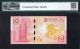 Macau Banknote Pick 2014 10 Patacas Npgs Gem Uncirculated 67 Epq Unc Asia photo 1