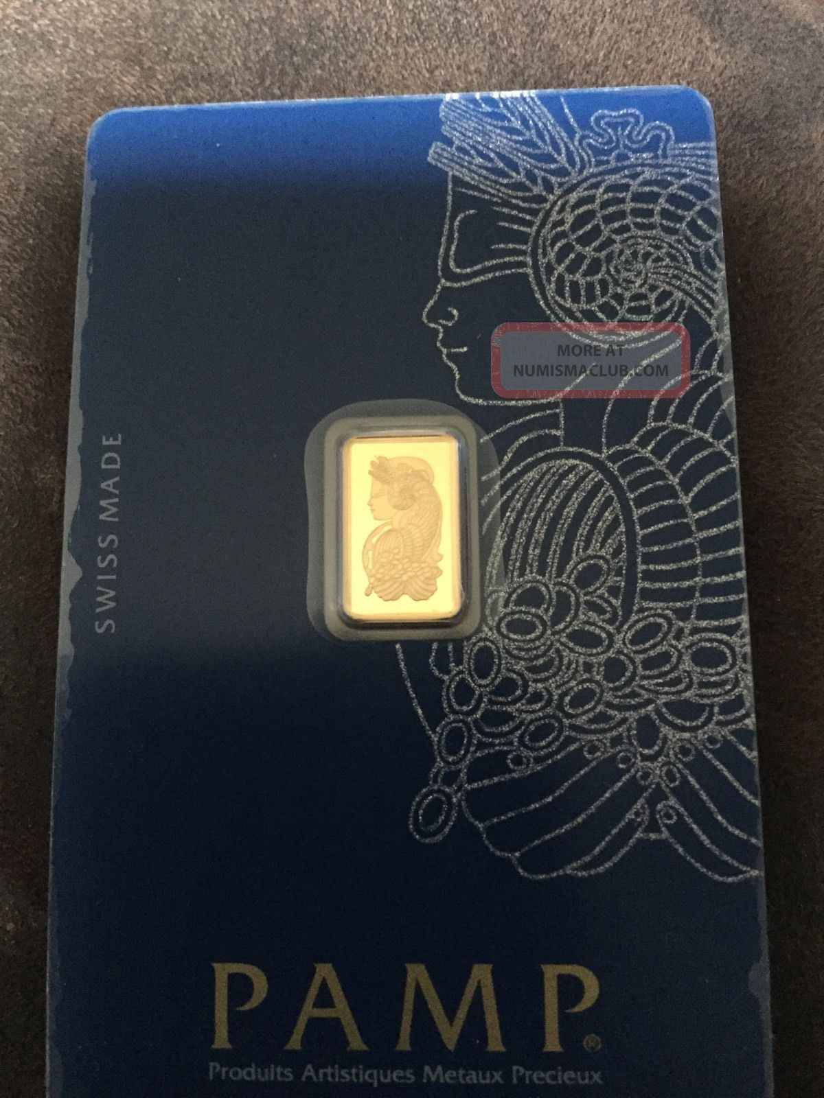 1 Gram Pamp Suisse 999. 9 Fine Gold Bar