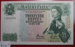 Nd (1967) Mauritius 25 Rupees P 32b Graded Ms64 Epq By Pmg photo