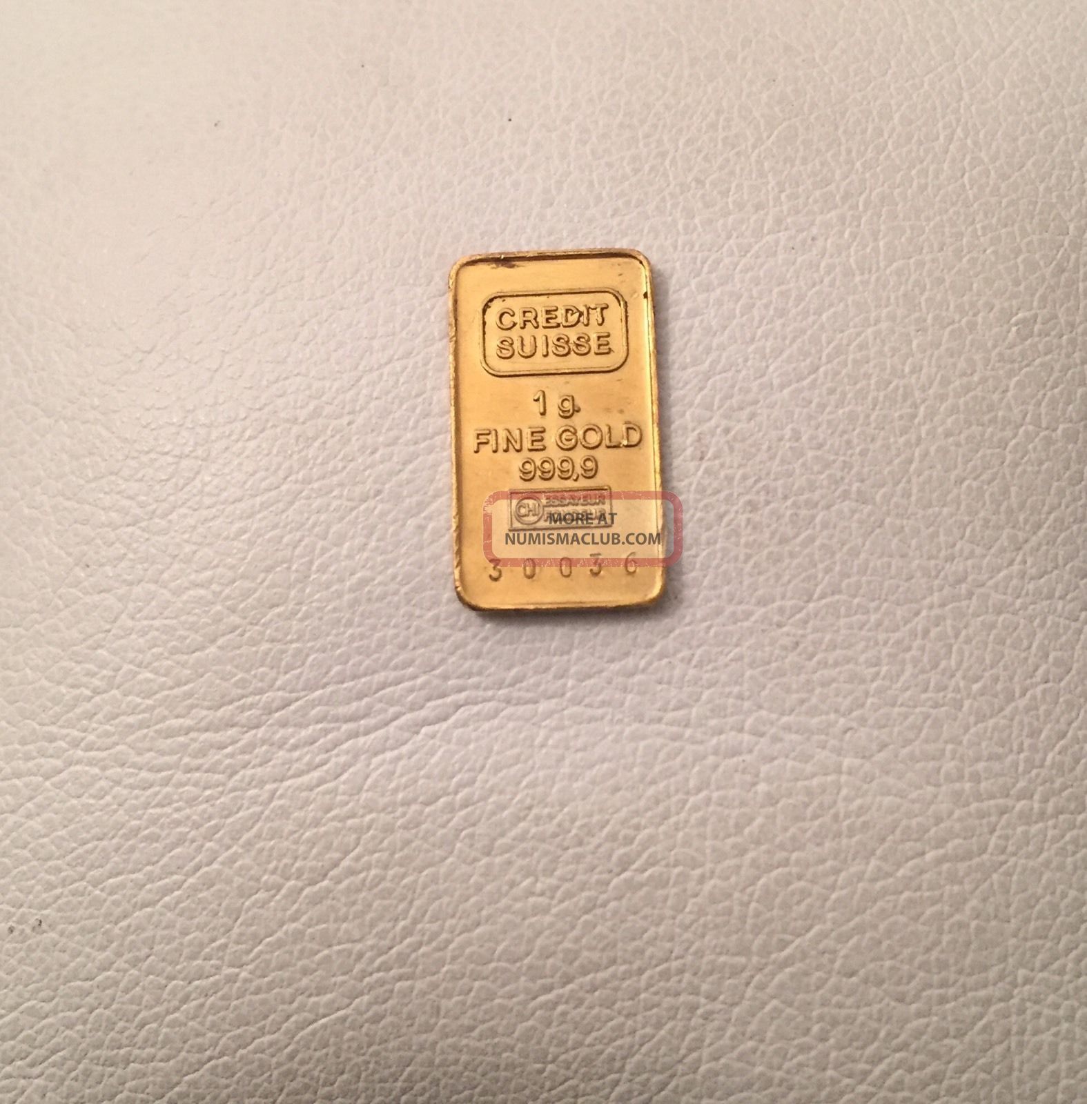 Credit Suisse 1g Fine Gold Bar, 999. 9