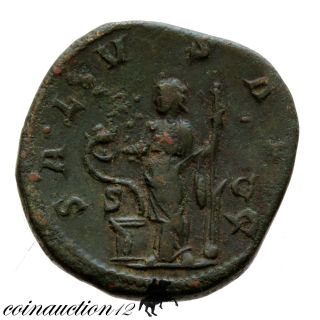 Roman Ae Sestertius Philip I Salus Avg S C 244 - 249 Ad photo