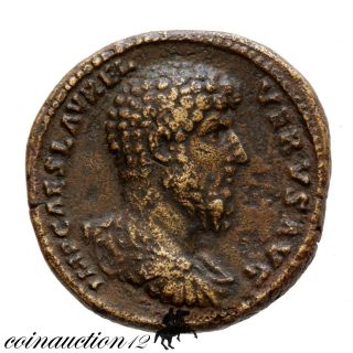 Roman Ae Sestertius Lucius Verus Galley,  Struck 162/3 photo