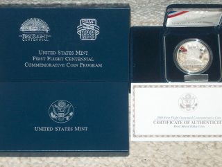 2003 - P U.  S.  First Flight Centennial Commemorative Proof Coin (2e3) photo
