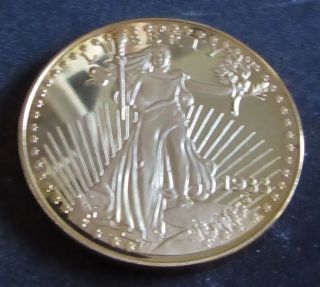 1933 Gold Double Eagle Copy - - - Coin.  St.  Gaudens Design photo