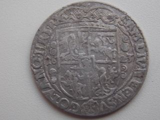 Poland Ort 1623 Zygmunt Iii Waza 1587 - 1632 Rare Silver photo