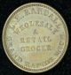1862 Civil War Token - L.  H.  Randall - Grocery - Grand Rapids,  Michigan Exonumia photo 3