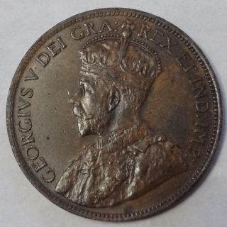 1920 Canada,  Large Cent,  George V,  Sharp Details photo