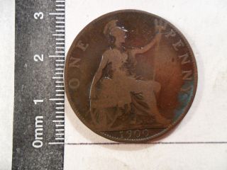 1900 1 Penny Coin Uk Domestic photo