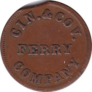 Oh165w - 3a Cincinnati And Covington Ferry Company (cincinnati,  Ohio) R - 5 Clip photo