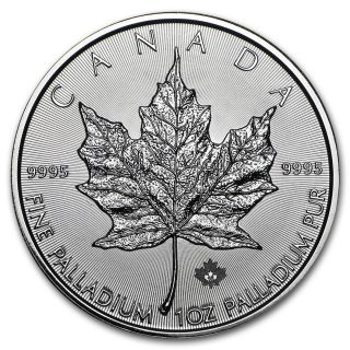 2015 Canada 1 Oz Palladium Maple Leaf Bu - Sku 89806 photo