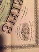 Vintage 1873 Stock Certificate Atlantic And Pacific Ins.  Company Of Chicago Stocks & Bonds, Scripophily photo 3
