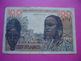 Other African Paper 100 Francs photo