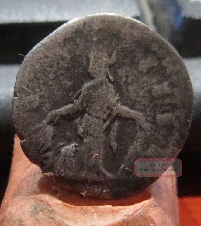 Ancient Roman Coin, Silver Denarius Of Antoninus Pius