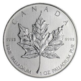 2005 $50 Palladium Canadian Maple Leaf.  9995 1 Oz.  (bu) photo