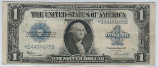 1923 $1 Large Silver Certificate (fr 237) S/h After 1st Item photo